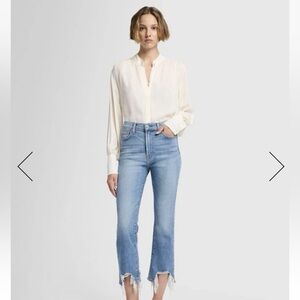 7 For All Mankind High Waist Slim Kick Women's Jeans Size 28